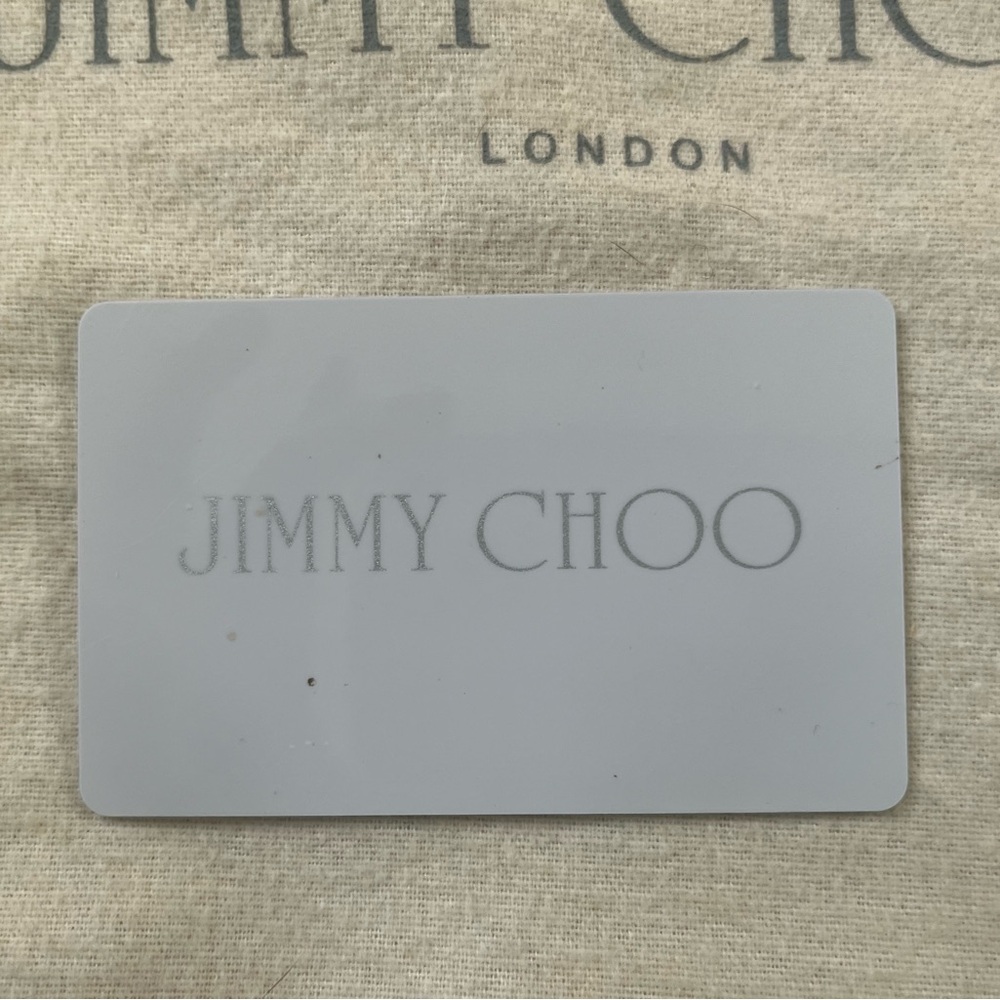 🩷JIMMY CHOO🩷 Gorgeous Authentic Rare Envelop Clutch/Small Bag in Champagne - Picture 14 of 16